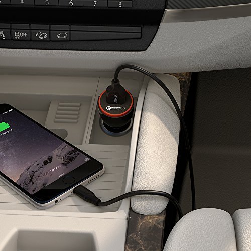 Anker Quick Charge 3.0 24W USB Car Charger, PowerDrive+ 1 for Galaxy S9/S8/Edge/Plus, Note 8/7 and PowerIQ for iPhone Xs/XS Max/XR/X/8/7/6/Plus, iPad Pro/Air 2/Mini, LG, Nexus, HTC and More