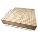 Kirkham Maple Wood Go Game Set with Storage and Full Size Tournament Board, Large