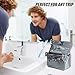 Travel Hanging Toiletry Bag-Toiletry Kit-Bathroom Storage Bag-Shower Bag-Large Traveling Cosmetic Makeup bag for Men and Wome（Gray）
