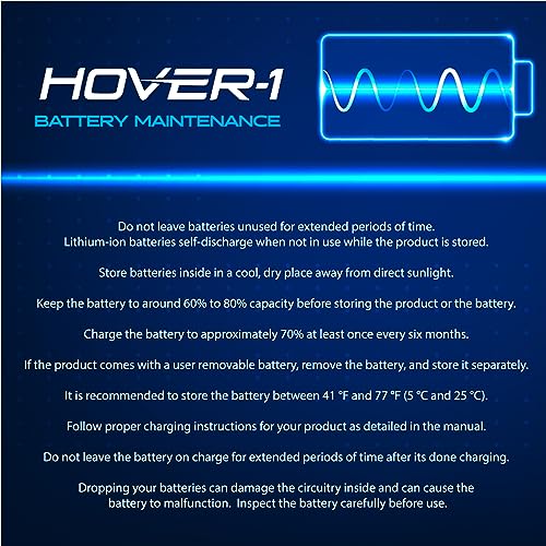 Hover-1 My First Hoverboard Electric Self-Balancing Hoverboard for Kids with 5 mph Max Speed, Dual 150W Motors, 6.3” Tires, 3 Miles Max Range, and LED Headlights