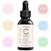 Vitamin C Serum for Face with Hyaluronic Acid - High Potency Vit C Oil - Organic Facial Serum with Vitamins E and Aloe - Made in USA - Best Wrinkle and Aging Support by Hello Lovely - 2 Ounce