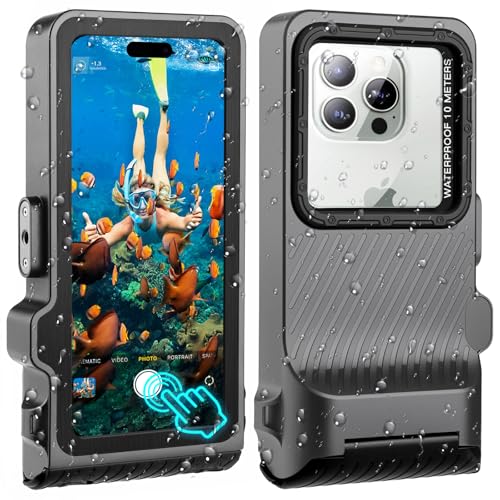 ZLiME Professional Diving Phone Case Pouch Waterproof Smartphone, IPX8 Waterproof Phone Pouch Underwater Protective Case for iPhone 16e 16 Pro Samsung S25 S24