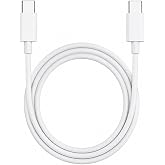 Jimillys White 2 Pack USB-C to USB-C Cable, 60W PD Fast Charging Cord