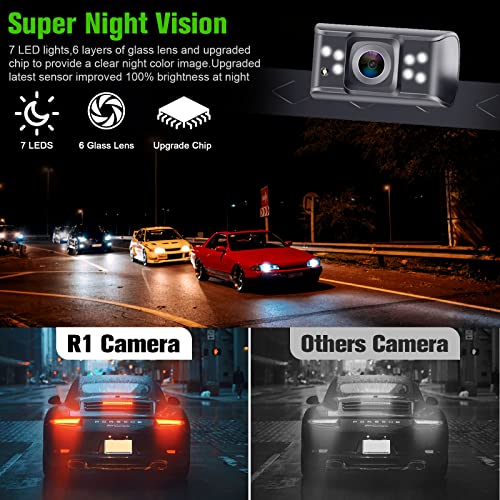 Caméra De Voiture Pour Bébé Rohent - Pack 2 Caméras HD 1080P Avec Vision Nuit - Installation Facile Pour Siège Auto - Idéal Pour Surveillance Enfant