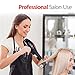 Warmlife Blow Dryer AC Motor Professional Salon Hair Dryers with Diffuser&Concentrator, Hair Dryer ETL Certification 1875w (black)