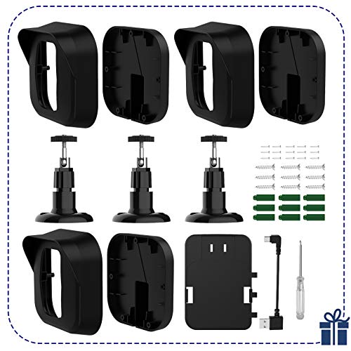 Blink Outdoor Camera Wall Mount Bracket, Weather Proof 360 Degree Full Protective Adjustable