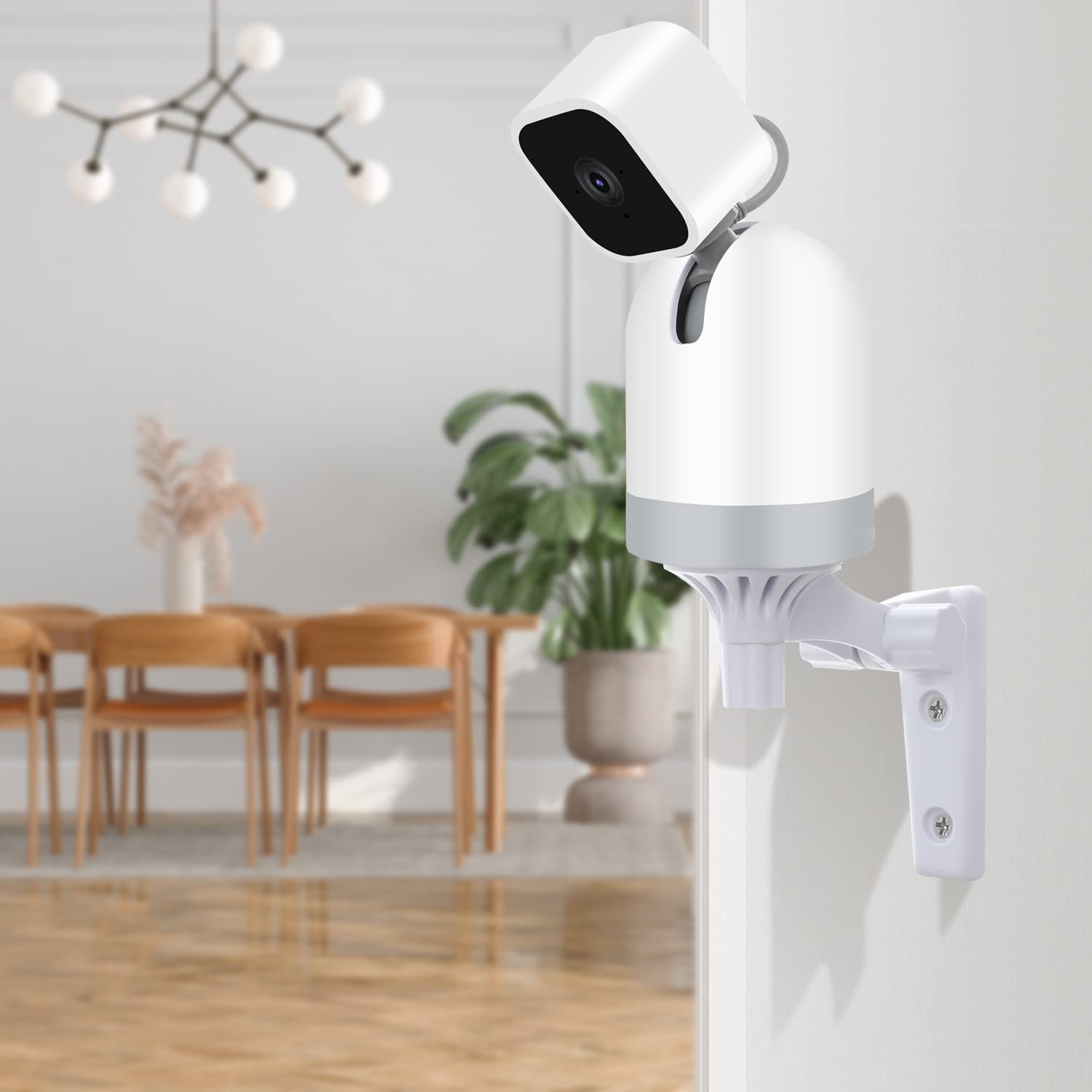 Wall Mount Compatible with Blink Mini Pan-Tilt Camera, 2 Pack Adjustable Angles Bracket 180 Degree Rotation Easy to Install (NOT Included The Cam)