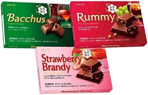 Amazon ロッテ 冬季限定チョコレート アソートセット ラミー バッカス ストロベリーブランデー各１箱 ノーブランド品 チョコレート菓子 通販