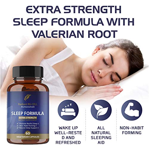 Extra Strength Sleep Formula with Valerian Root, Magnesium, GABA