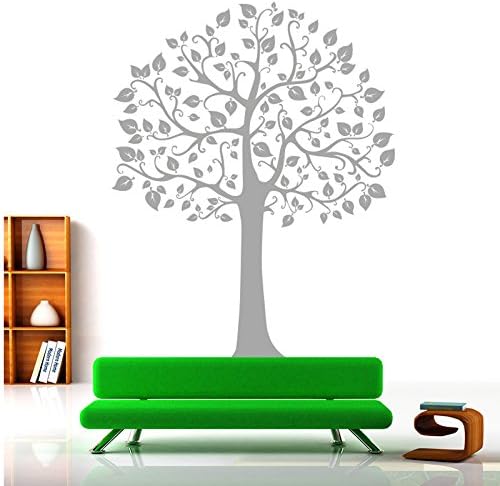 Christmas BLACK Large 6ft Tree Wall Decal Deco Art Sticker Mural