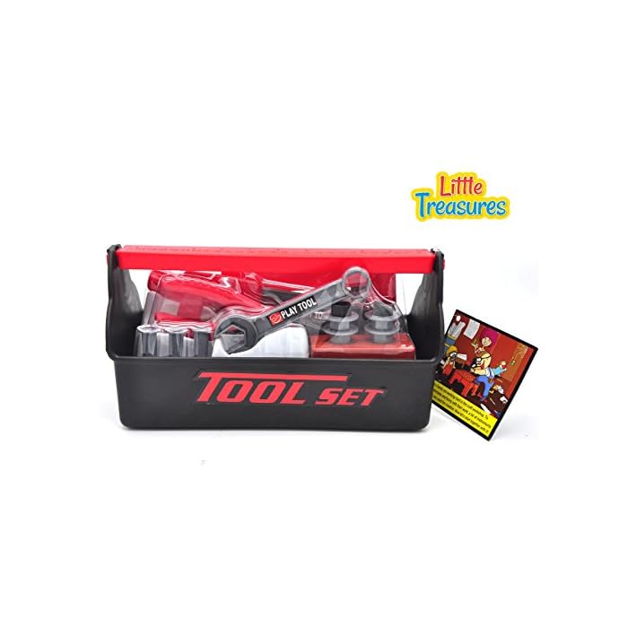 Buy Little Treasures My First Toolbox with Fun Tools for JR Fixer Man's