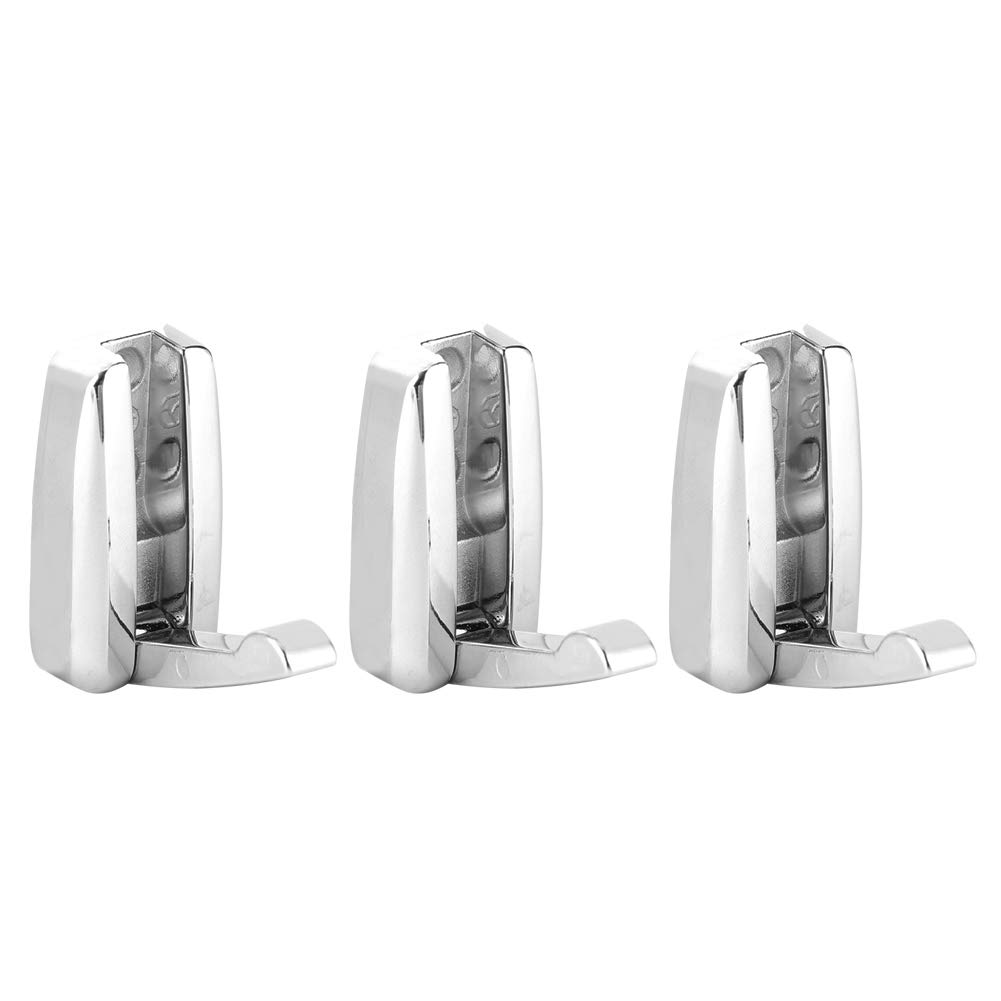 3PcS Set Zinc Alloy Concealed Clothes Hook Hanger for Closet Wardrobe Bathroom Bedroom 3PcS Set Zinc Alloy Concealed for Family