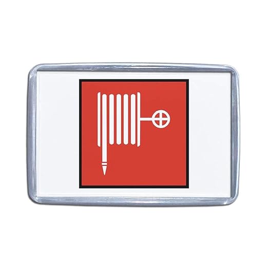 Fire Hose - Pequeño imán de nevera de plástico: Amazon.es: Hogar