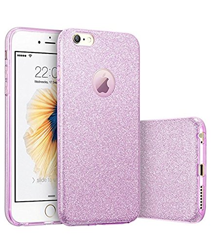 Hovisi Glitter Protective Cover [Soft TPU Cover + Glitter Paper + PP Inner Layer] for iPhone 6 / 6S 4.7 inch (Color4)