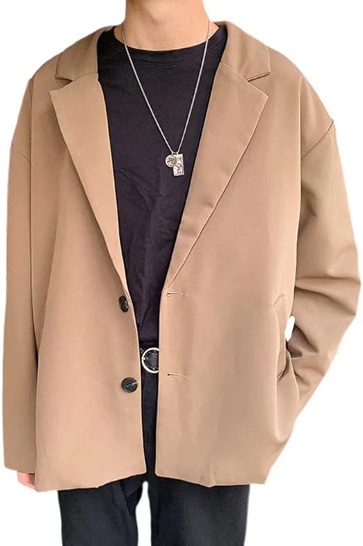 Amazon Japhot テーラードジャケット メンズ スーツ ジャケット 長袖 無地 コート ストレッチ ビジネス 紳士用 通勤 通学 カジュアル アウター 春 秋 コート ジャケット 通販