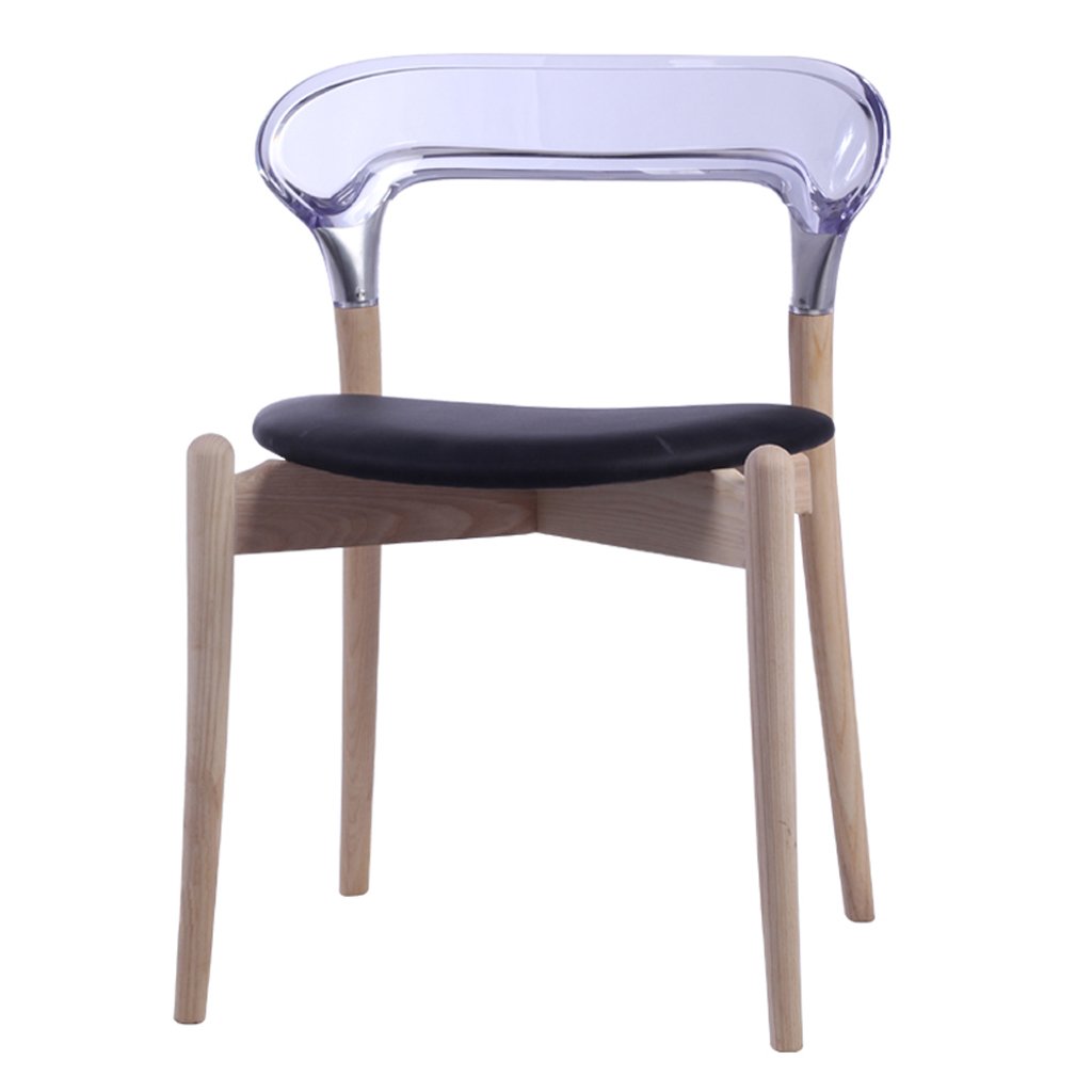 Tlmy Solid Wood Chair Modern Minimalist Nordic Armrest