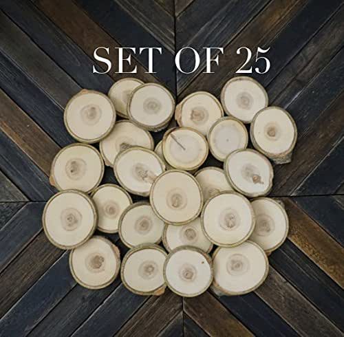 Amazon Com Sale Set Of 25 2 3 Wood Slices Tree Slices