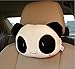 Estel Cartoon Cute Panda Plush Auto Car Seat Headrest Neck Rest Cushion Pillow 1 Pair with Different Faces
