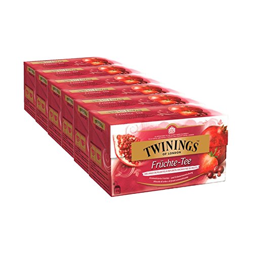 Twinings Fr?chte-Tee, 25 Teebeutel 6er Pack
