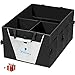 Car Trunk Organizer by 3Niner. Premium Quality. Universal Fit. Free Bonus Glove Box Organizer. Durable Collapsible Cargo Storage for Auto, truck, SUV. Non-Slip tote, Portable Caddy. WATERPROOF. Black