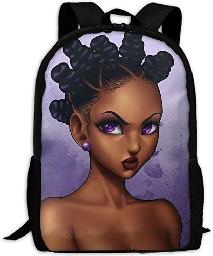 YesFutureIs Female School Bags African Black Woman Girl Art Bookbag For Adult Casual Style Shoulder Bags