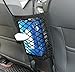 9 MOON Car Armrests Seats Purse Storage Car Net,Universal Car Seat Storage Mesh/Organizer - Mesh Cargo Net Hook Pouch Holder for Bag Luggage Pets Children Kids Disturb Stopper