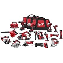 Milwaukee 2695-15 M18 Cordless 15 Tool Combo Kit