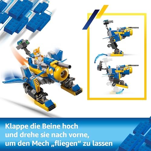 Sonic the Hedgehog Cyclone vs. Metal Sonic - Spielzeug Mechs zum Sammeln mit 2 Videospiel Minifiguren - Geschenkidee für Jungen und Mädchen ab 8 Jahren & Teenager Gaming Fans 77002