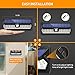Litom Solar Lights Outdoor with Adjustable Lighting Time, 30 LED Solar Motion Sensor Lights Wireless Solar Powered Security Lights Waterproof Wall Lights for Garage, Yard, Front Door, Step(4 Pack)