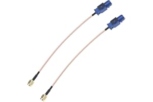 2PCS Car GPS Antenna Adapter Cable SMA Male to Fakra C Male RG-316 Coaxial Cable for Trunk Car Stereo Head Unit GPS Navigatio
