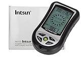 Intsun ABS Plastic 8-in-1 Multifunction Digital Altimeter Barometer Thermometer Compass with 2.2 Inch LCD Screen