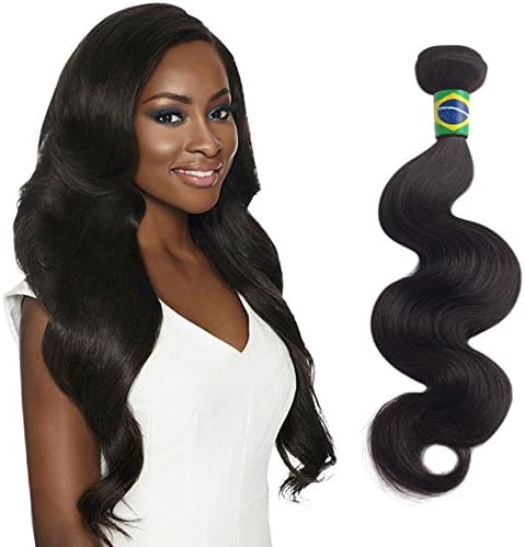Virgin Brazilian Unprocesse Human Hair Extension -- Natural Black -- Body Wave -- 1 Bundle 22 Inch -- by Hair ExtensionSales