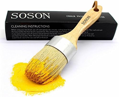 Natural Chalk Paint and Wax Furniture Brush