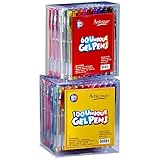 Artlicious - Ultimate 100 + DELUXE 60 Gel Pens Set - Non Toxic & Acid Free - Ideal for Coloring Books