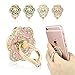 New Phone Ring Holder (4 Packs), FOMTOR Universal Phone Finger Ring Stand Holder, 360 Rotation 3D Aluminium Ring Grip for iPhone 5 6 6S 6Plus iPhone 7 7Plus,Galaxy and Almost All Phones