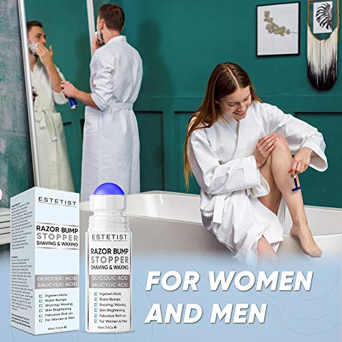 Razor Bump Stopper Solution for Ingrown Hair Skin Care Treatment for