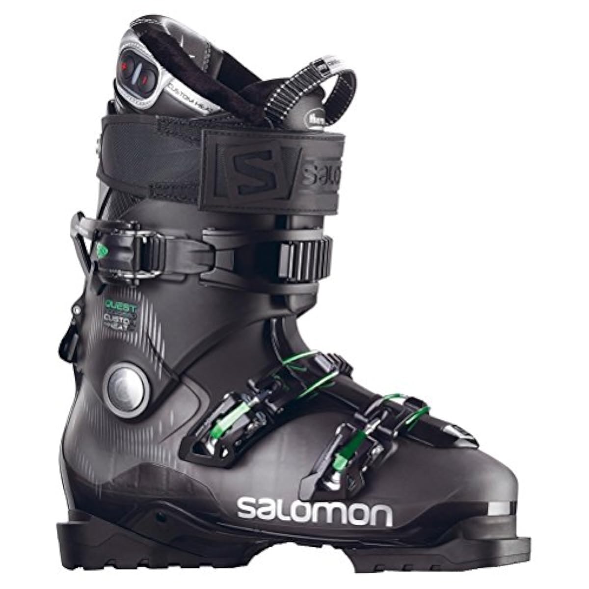 [해외] SALOMON QUEST ACCESS CUSTOM HEAT SKI BOOT MEN'S BLACK TRANSLUCENT ...