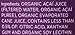 Acai Roots Pure Acai Juice, 32-Ounce Bottles (Pack of 3)