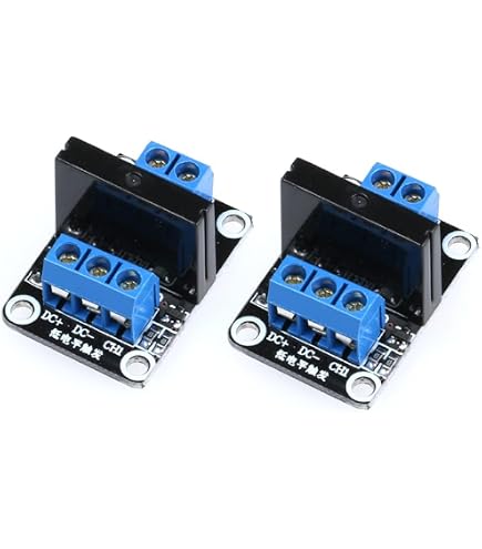 6 Modules Relais Statiques G3MB-202P – DC 5V Vers AC 240V, 2A – Pour Projets électroniques, Automatisation