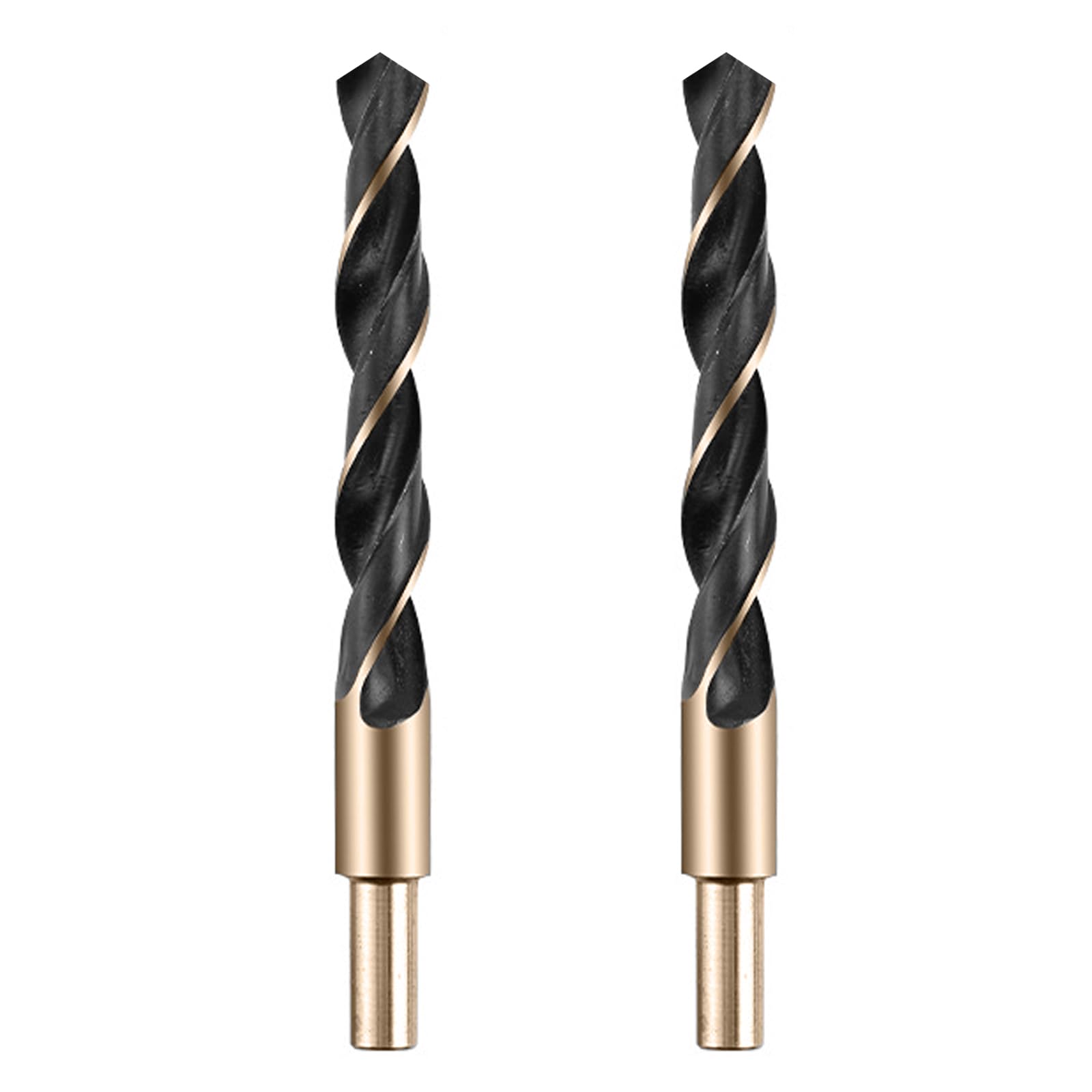 Misuyue 2pcs Metal Drill Bits, 14mm/0.551" HSS Carbide Jobber Drill Bit Sets, Twist Drill Bit for Metal Stainless Steel Aluminum Alloy, Wood Drill Bits — image 1