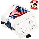 Tosnail Kids Accordion Toy 10 Keys Buttons Control