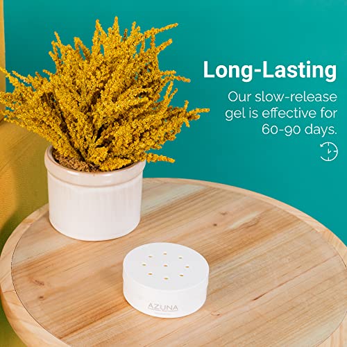 Azuna AllNatural Odor Remover Gel, Small Room Air Purifier with Tea Tree Oil PlantBased