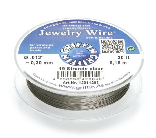 Griffin 19 Strand Stainless Steel Jewellery Wire 10 Feet