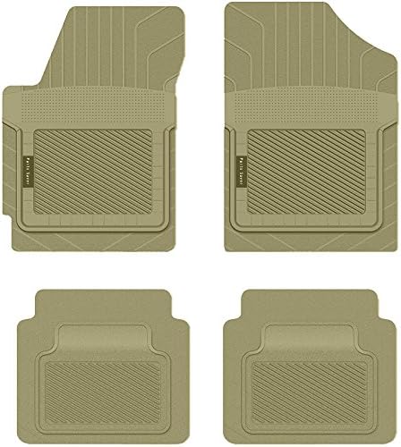 PantsSaver Custom Fits Car Floor Mats for Subaru WRX STI 2015,Front & 2nd Seat Heavy Duty Floor Mats (4PC), All Weather Protection for Vehicle,Tan