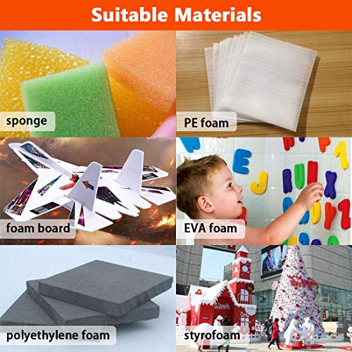 Foam Cutter, Genround Styrofoam Cutter 572°F Electric Cutting Machine Hot Wire Foam Cutter - 2 x 4 inch Foam Cutting Pen Foam Cutting Tools for Polyethylene EVA Foam Carving, DIY Crafts