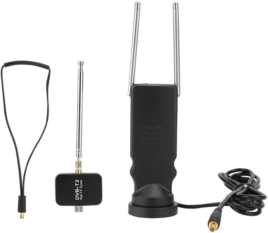Antenne De Television Dvb T Dvb T2 Recepteur De Television Mobile Avec Double Antenne Cle De Television Tnt Portable Pour Tablette Smartphone Android Amazon Fr High Tech
