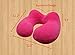 Back Pal Inflatable Travel Neck Pillow; Plane Neck Pillow & Camping Pillow with Head, Chin and Neck Support; Best for Airplane, Car, Train, Office Sleep-Raspberry Pink