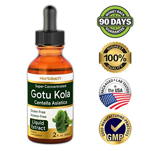image for Horbäach Horbaach Gotu Kola Extract | 2 Oz | Alcohol Free | Super Con