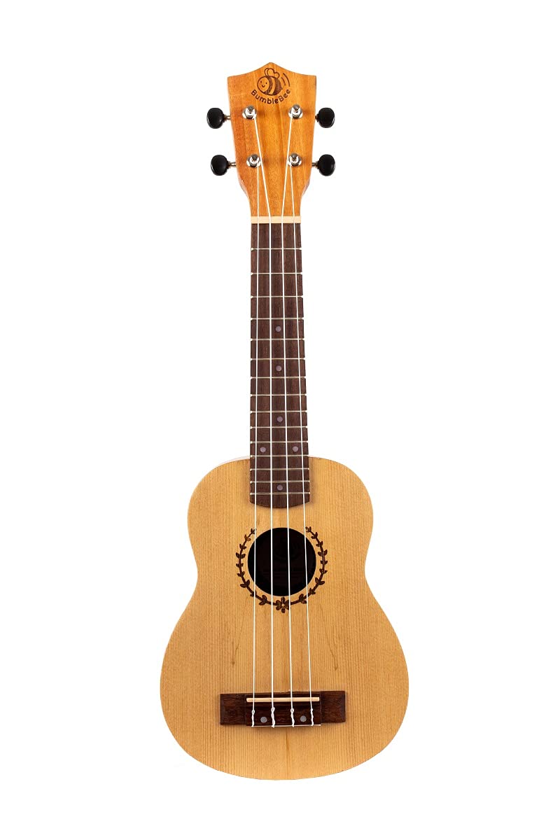 Bumblebee Ukeleles BBBUS22SPMH Ukelele, Spruce, One Size