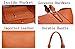 Obosoyo Women's Waterproof Handbags ladies Synthetic Leather Tote Shoulder Bags Fashion Travelling Mommy Soft Hot Brown